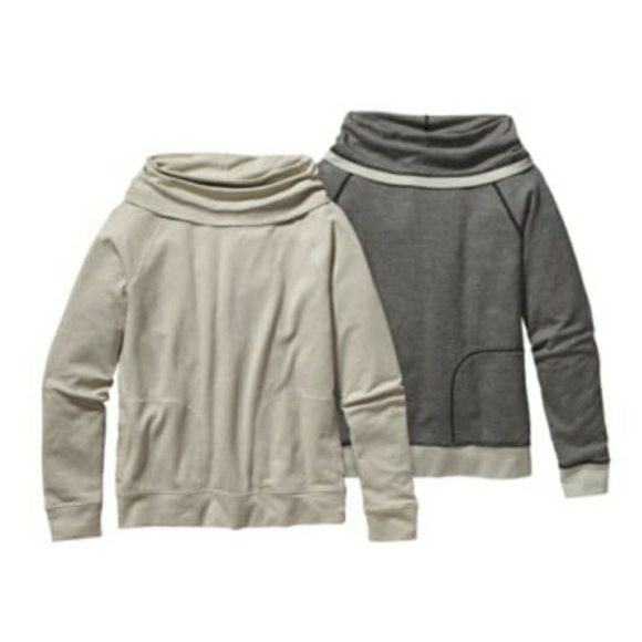 Patagonia Tops - Patagonia Reversible Cowl Neck Pullover